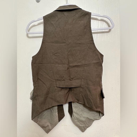 ZARA Basic Women’s Vest Sleeveless Collared Green size XS - Picture 2 of 4